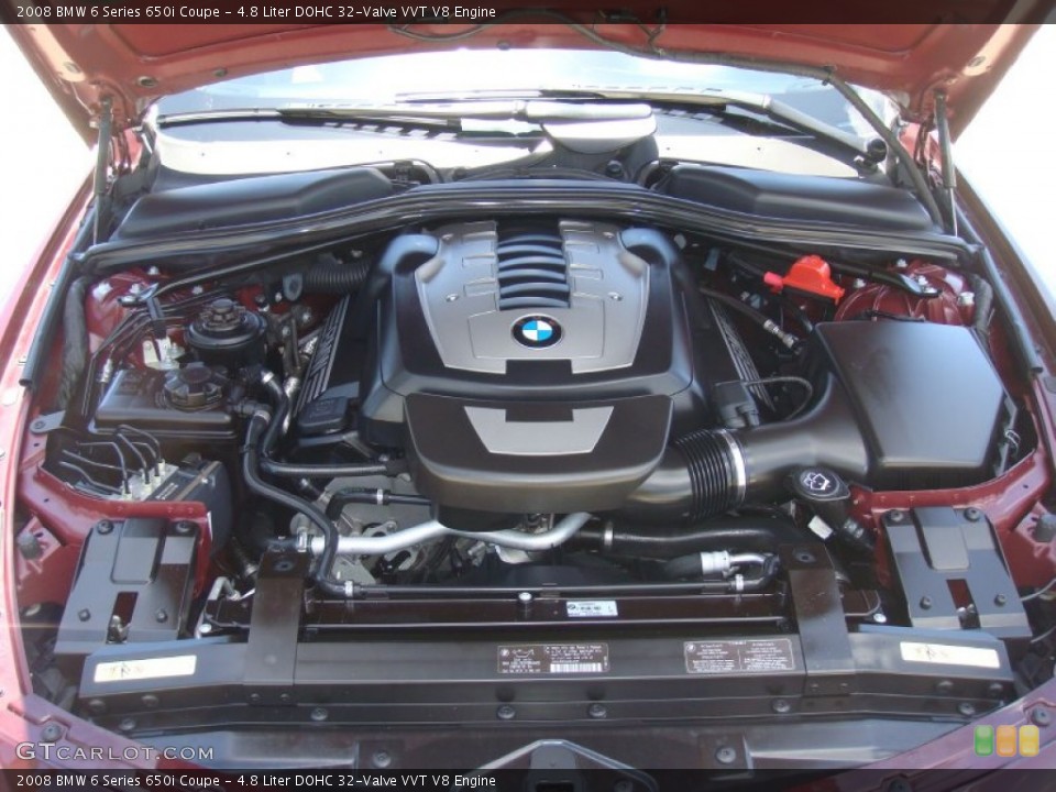 4.8 Liter DOHC 32-Valve VVT V8 Engine for the 2008 BMW 6 Series #105144159
