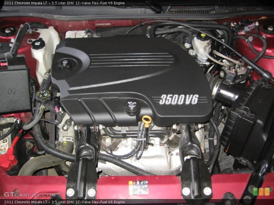 3.5 Liter OHV 12-Valve Flex-Fuel V6 Engine for the 2011 Chevrolet Impala #105183959
