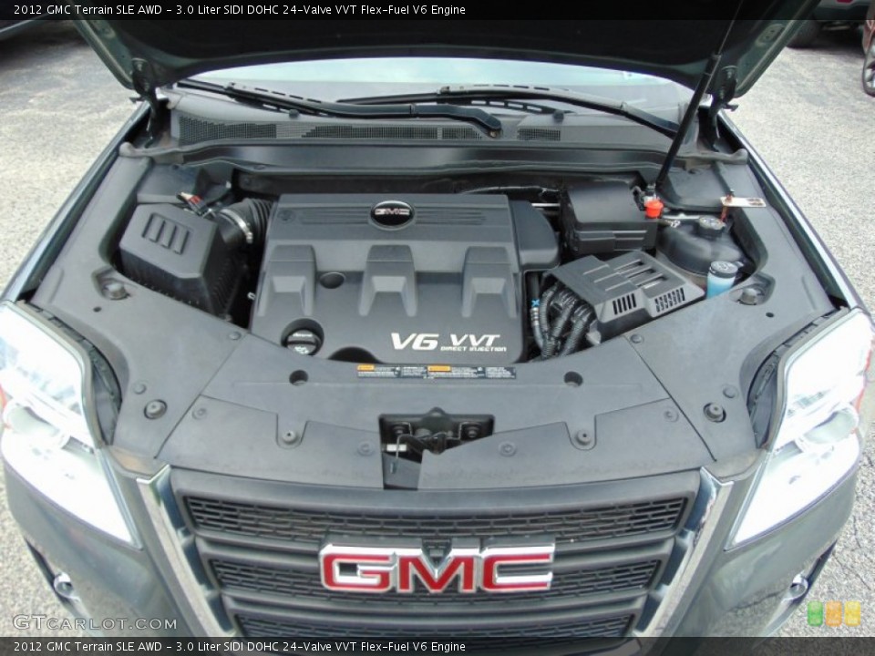 3.0 Liter SIDI DOHC 24-Valve VVT Flex-Fuel V6 Engine for the 2012 GMC Terrain #105191186