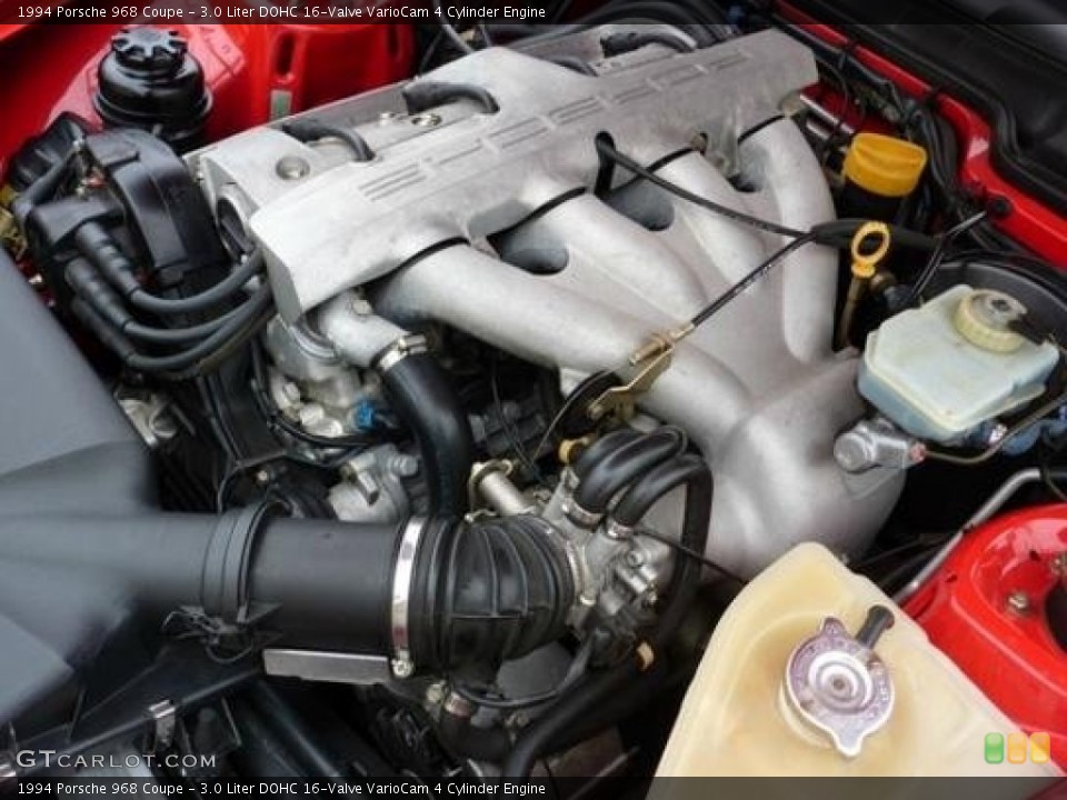 3.0 Liter DOHC 16-Valve VarioCam 4 Cylinder 1994 Porsche 968 Engine