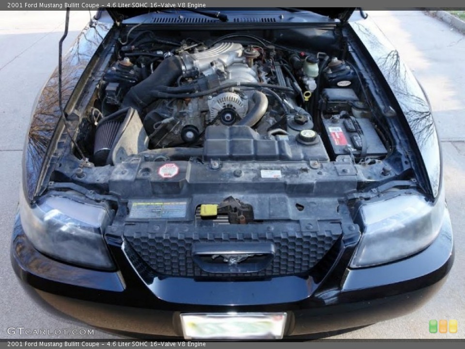 4.6 Liter SOHC 16-Valve V8 Engine for the 2001 Ford Mustang #105215930