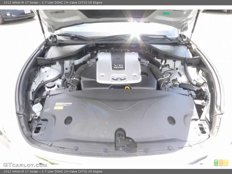 3.7 Liter DOHC 24-Valve CVTCS V6 2012 Infiniti M Engine