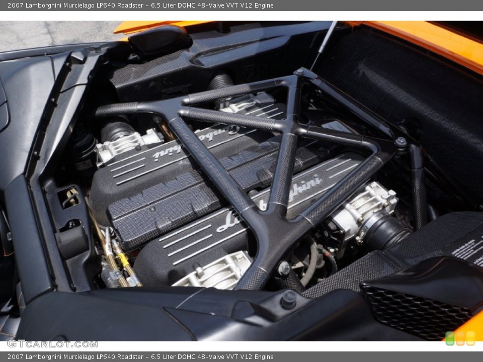 6.5 Liter DOHC 48-Valve VVT V12 Engine for the 2007 Lamborghini Murcielago #105260076
