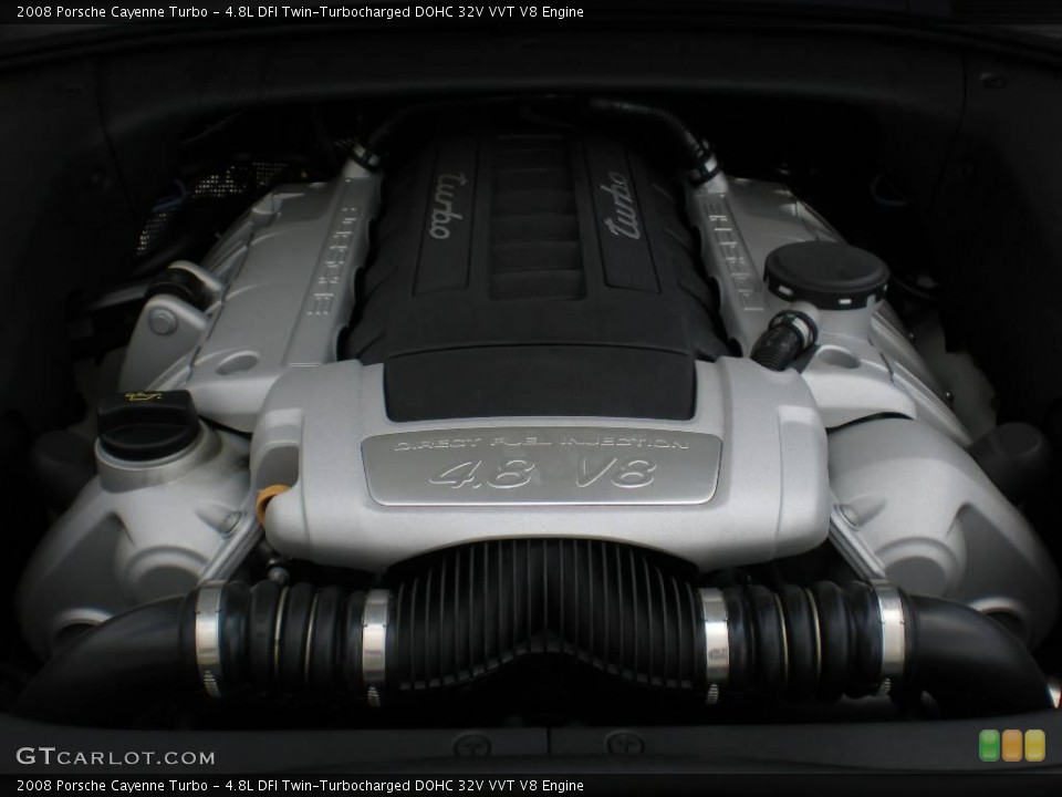 4.8L DFI Twin-Turbocharged DOHC 32V VVT V8 Engine for the 2008 Porsche Cayenne #10532070