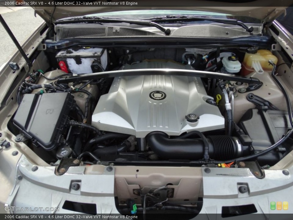4.6 Liter DOHC 32-Valve VVT Northstar V8 2006 Cadillac SRX Engine
