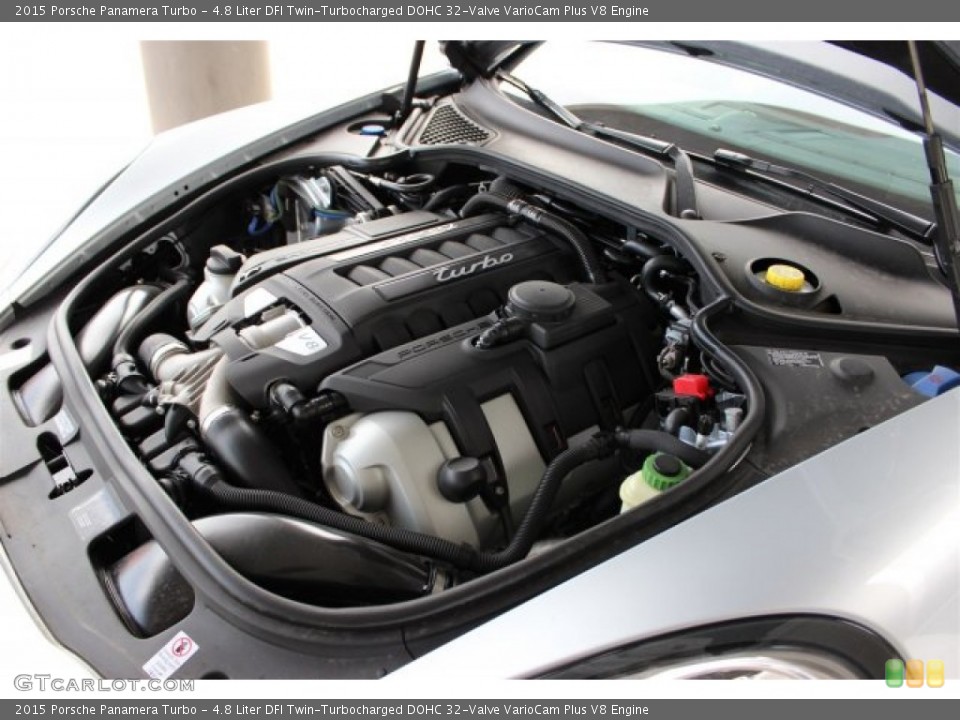 4.8 Liter DFI Twin-Turbocharged DOHC 32-Valve VarioCam Plus V8 Engine for the 2015 Porsche Panamera #105354409