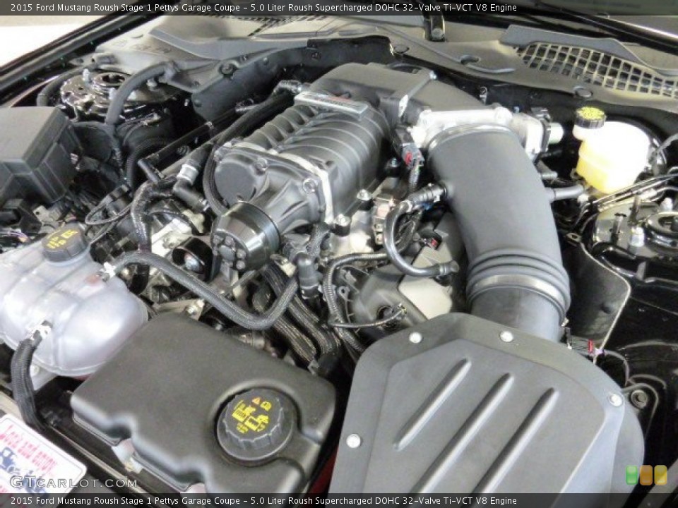 5.0 Liter Roush Supercharged DOHC 32-Valve Ti-VCT V8 Engine for the 2015 Ford Mustang #105387784