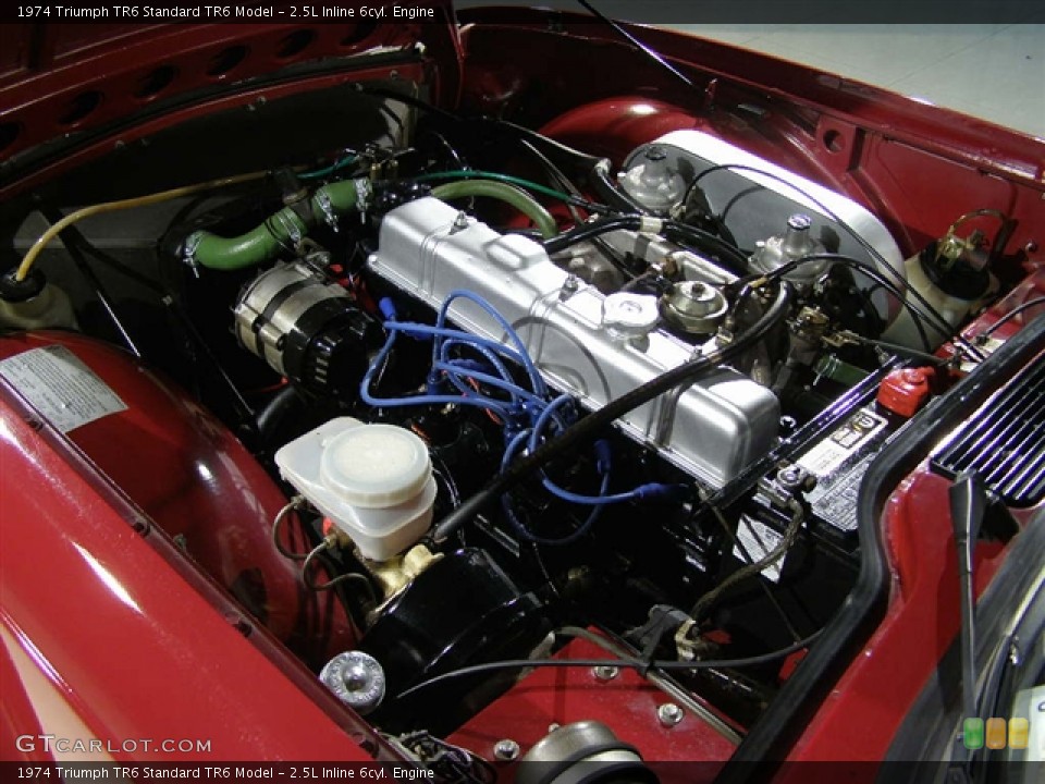 2.5L Inline 6cyl. 1974 Triumph TR6 Engine