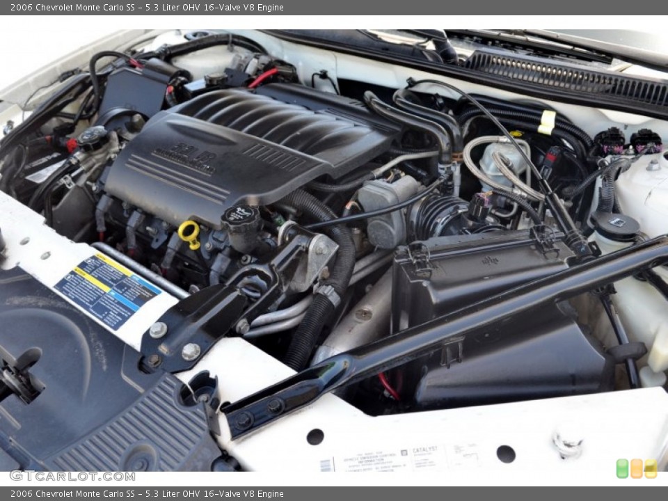 5.3 Liter OHV 16-Valve V8 2006 Chevrolet Monte Carlo Engine