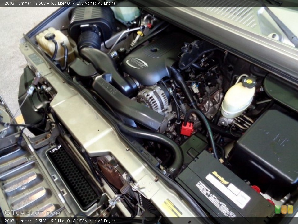 6.0 Liter OHV 16V Vortec V8 Engine for the 2003 Hummer H2 #105513435