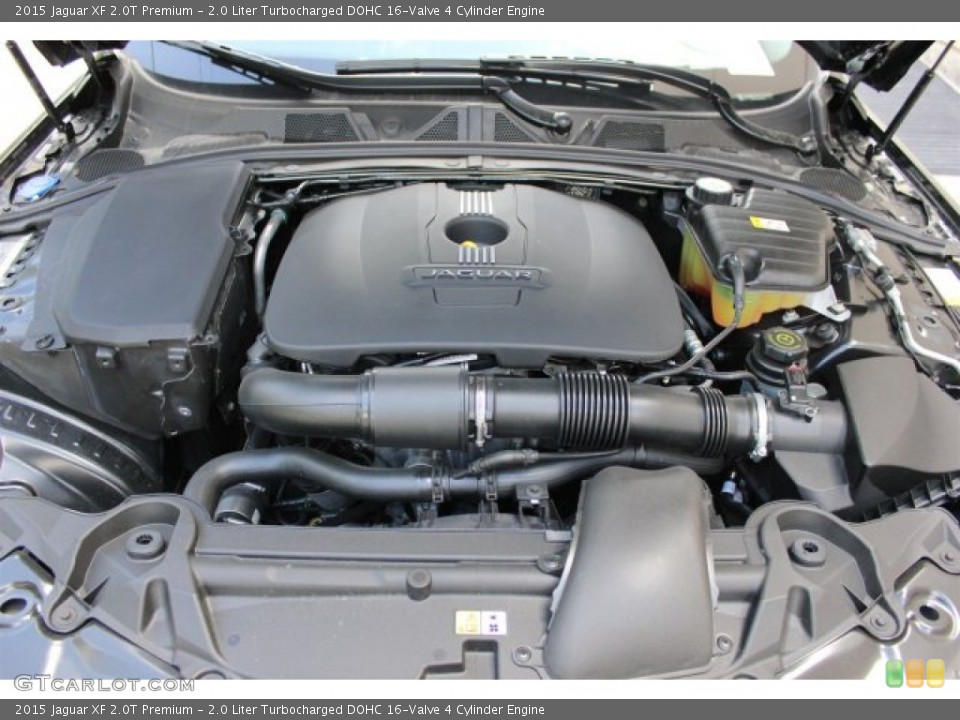 2.0 Liter Turbocharged DOHC 16-Valve 4 Cylinder 2015 Jaguar XF Engine