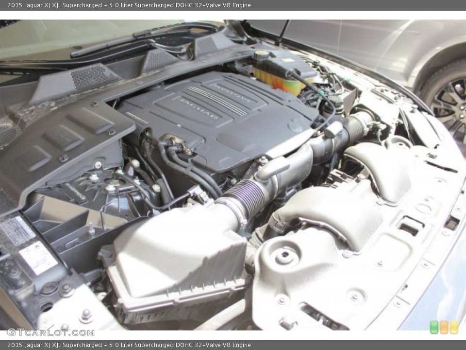 5.0 Liter Supercharged DOHC 32-Valve V8 Engine for the 2015 Jaguar XJ #105579849