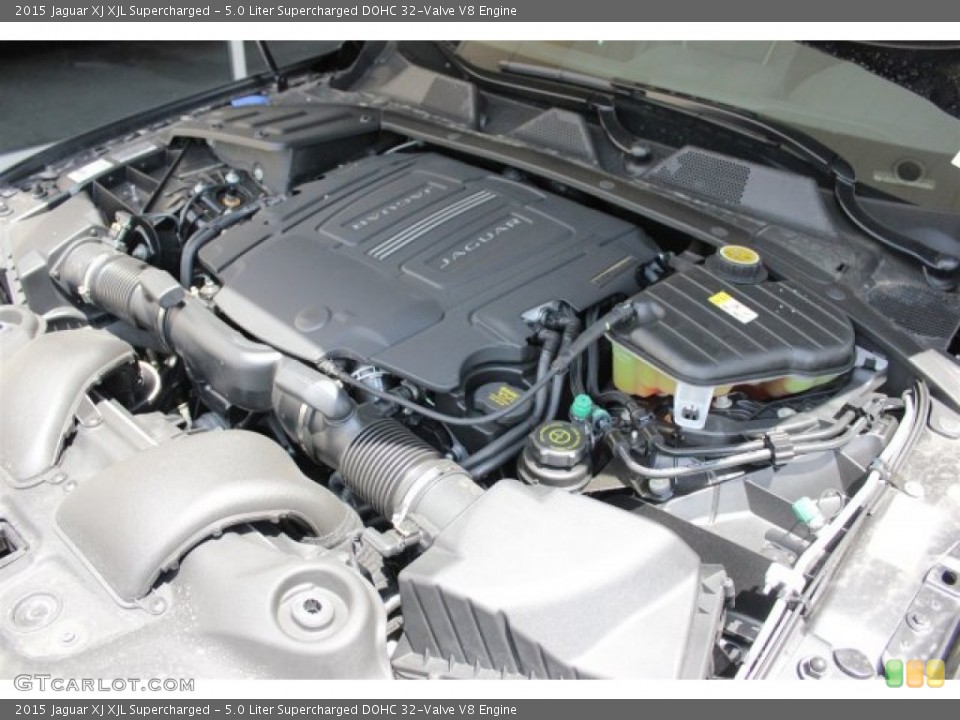 5.0 Liter Supercharged DOHC 32-Valve V8 Engine for the 2015 Jaguar XJ #105579858