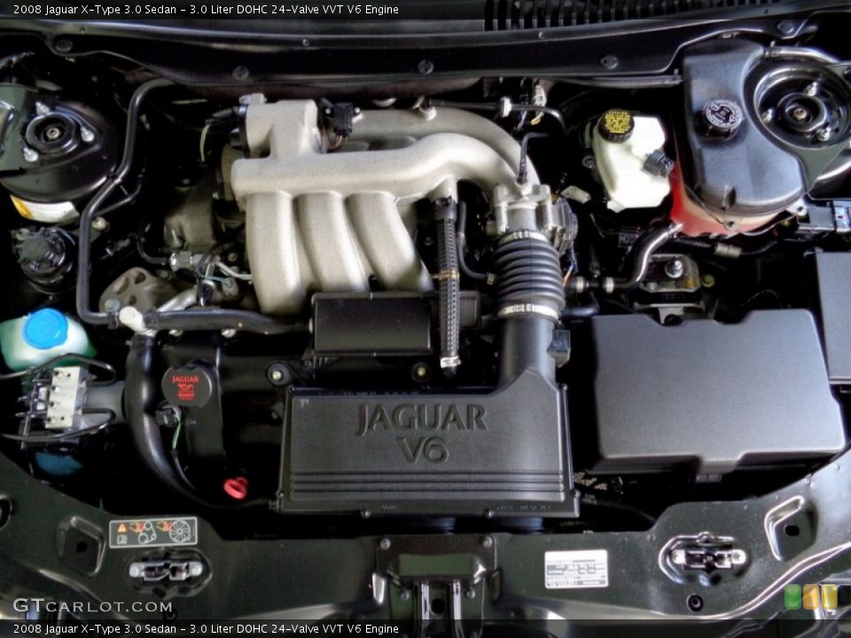3.0 Liter DOHC 24-Valve VVT V6 2008 Jaguar X-Type Engine