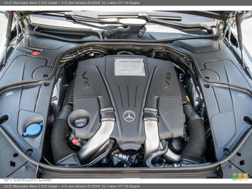 4.6 Liter biturbo DI DOHC 32-Valve VVT V8 Engine for the 2015 Mercedes-Benz S #105632251
