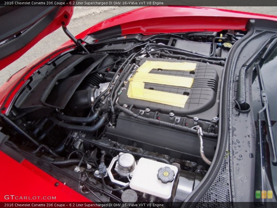 6.2 Liter Supercharged DI OHV 16-Valve VVT V8 Engine for the 2016 Chevrolet Corvette #105652668