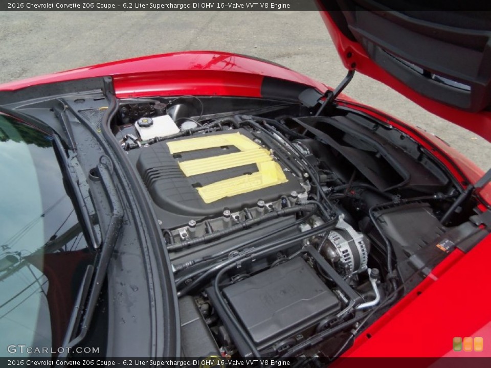 6.2 Liter Supercharged DI OHV 16-Valve VVT V8 Engine for the 2016 Chevrolet Corvette #105652691