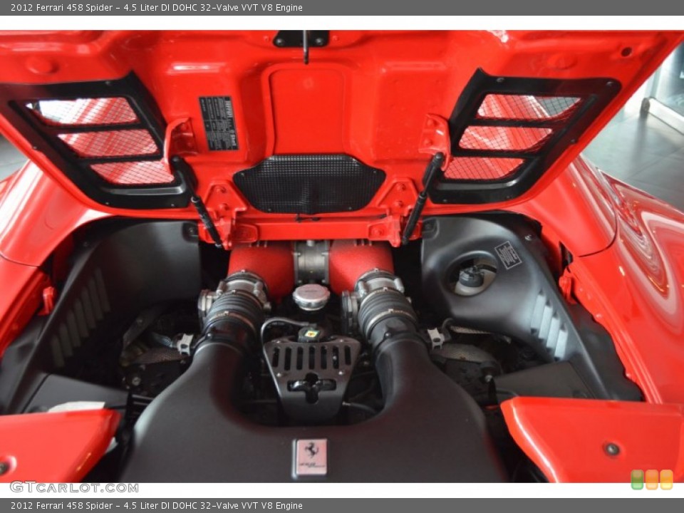 4.5 Liter DI DOHC 32-Valve VVT V8 Engine for the 2012 Ferrari 458 #105687947