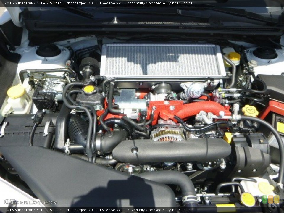 2.5 Liter Turbocharged DOHC 16-Valve VVT Horizontally Opposed 4 Cylinder Engine for the 2016 Subaru WRX #105768581