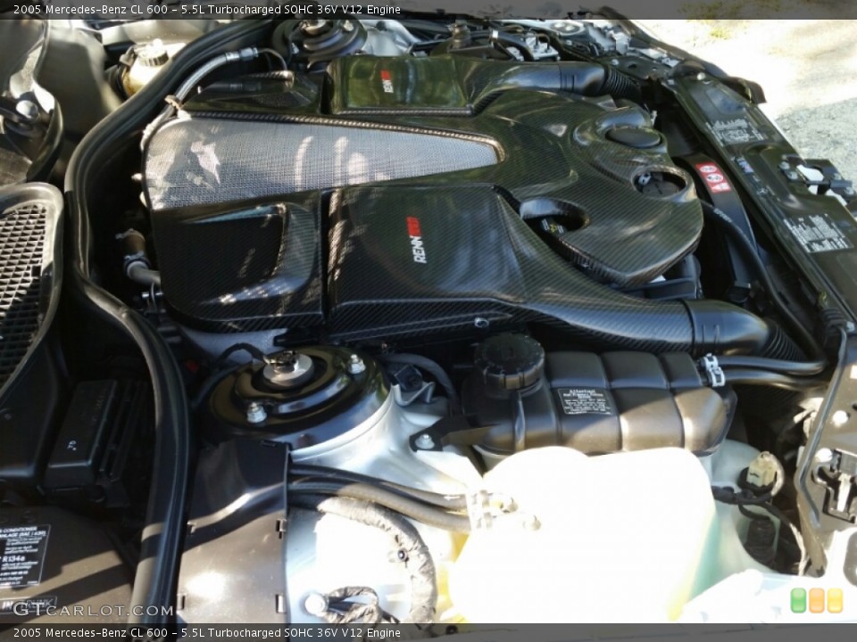 5.5L Turbocharged SOHC 36V V12 Engine for the 2005 Mercedes-Benz CL #105796797