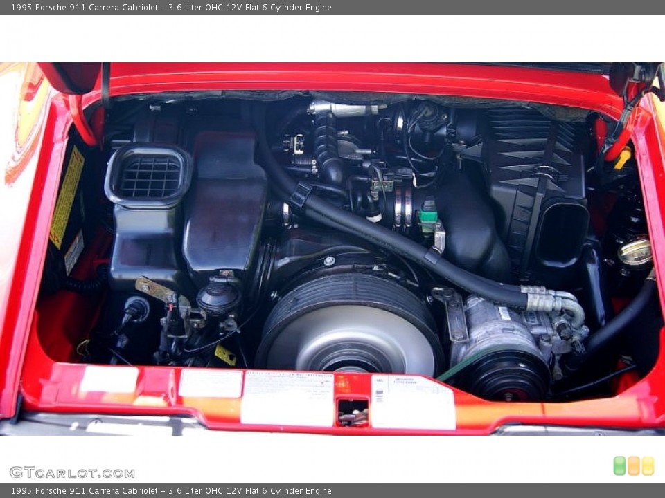 3.6 Liter OHC 12V Flat 6 Cylinder Engine for the 1995 Porsche 911 #105823186