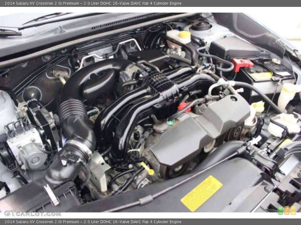2.0 Liter DOHC 16-Valve DAVC Flat 4 Cylinder Engine for the 2014 Subaru XV Crosstrek #105932260