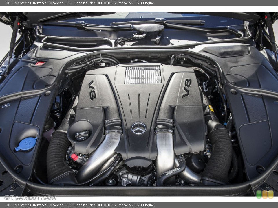 4.6 Liter biturbo DI DOHC 32-Valve VVT V8 Engine for the 2015 Mercedes-Benz S #105967950