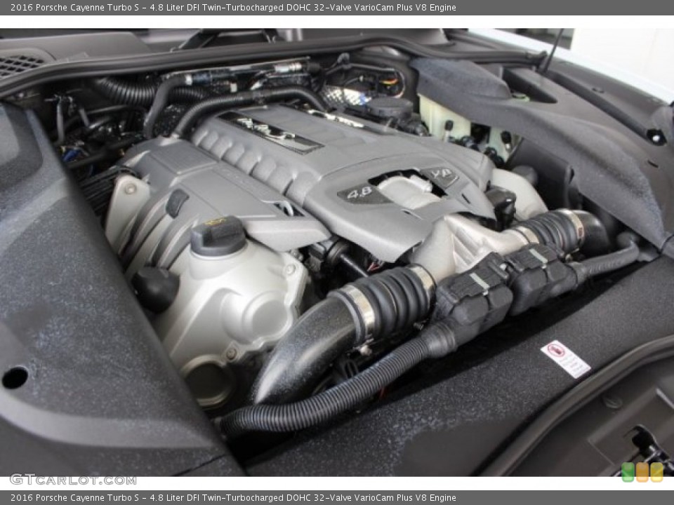 4.8 Liter DFI Twin-Turbocharged DOHC 32-Valve VarioCam Plus V8 Engine for the 2016 Porsche Cayenne #106014638