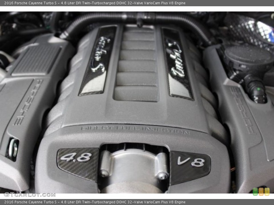 4.8 Liter DFI Twin-Turbocharged DOHC 32-Valve VarioCam Plus V8 Engine for the 2016 Porsche Cayenne #106014671