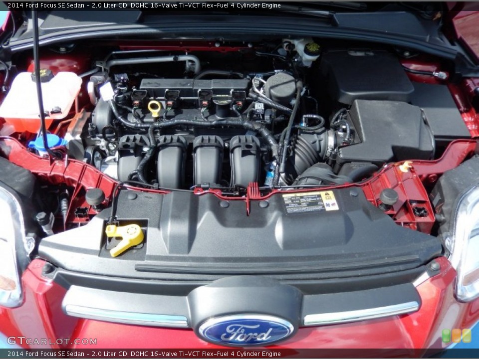 2.0 Liter GDI DOHC 16-Valve Ti-VCT Flex-Fuel 4 Cylinder Engine for the 2014 Ford Focus #106119622