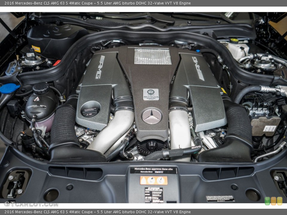 5.5 Liter AMG biturbo DOHC 32-Valve VVT V8 Engine for the 2016 Mercedes-Benz CLS #106137853