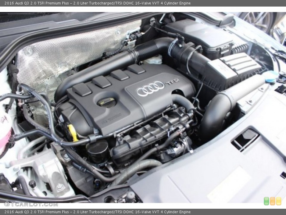 2.0 Liter Turbocharged/TFSI DOHC 16-Valve VVT 4 Cylinder 2016 Audi Q3 Engine