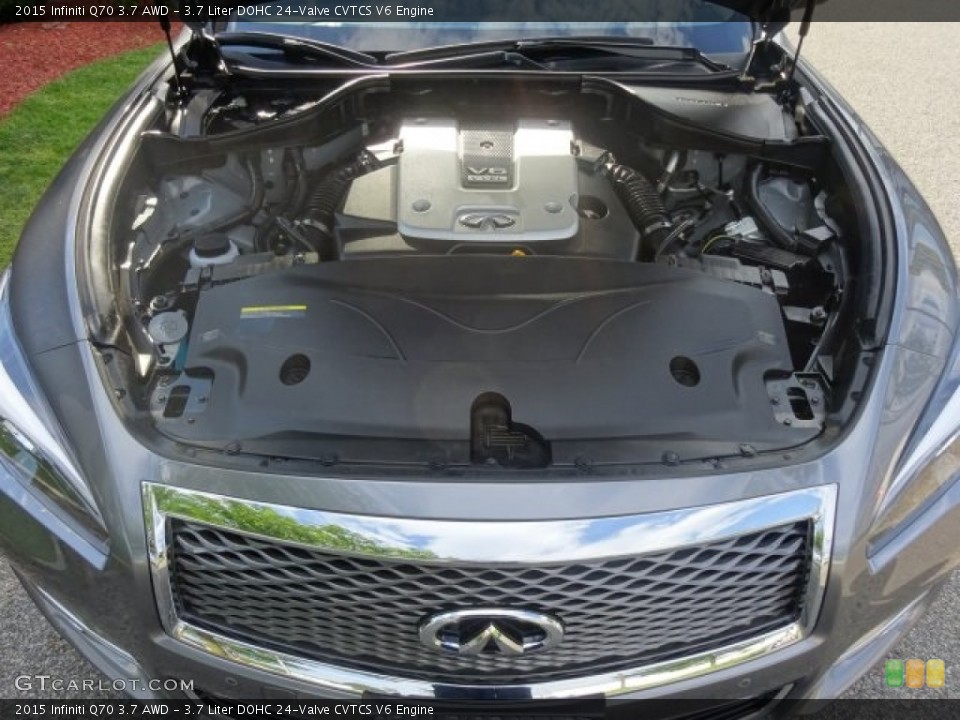 3.7 Liter DOHC 24-Valve CVTCS V6 2015 Infiniti Q70 Engine