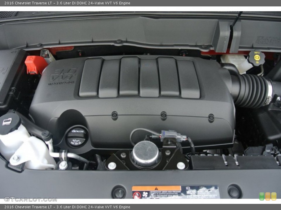 3.6 Liter DI DOHC 24-Valve VVT V6 2016 Chevrolet Traverse Engine