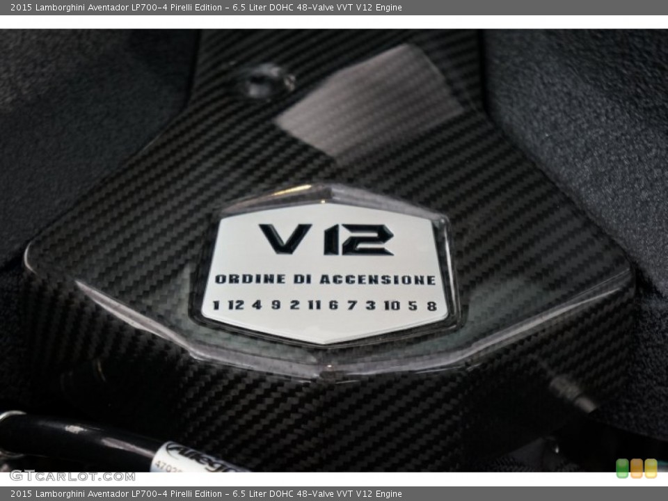 6.5 Liter DOHC 48-Valve VVT V12 Engine for the 2015 Lamborghini Aventador #106252932