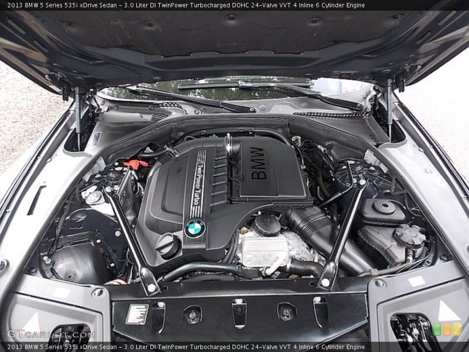 3.0 Liter DI TwinPower Turbocharged DOHC 24-Valve VVT 4 Inline 6 Cylinder Engine for the 2013 BMW 5 Series #106257582