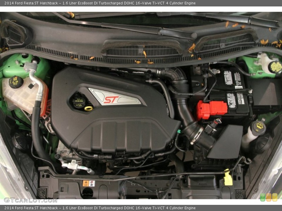 1.6 Liter EcoBoost DI Turbocharged DOHC 16-Valve Ti-VCT 4 Cylinder 2014 Ford Fiesta Engine
