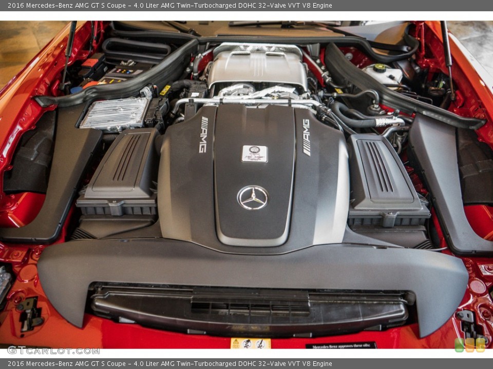 4.0 Liter AMG Twin-Turbocharged DOHC 32-Valve VVT V8 Engine for the 2016 Mercedes-Benz AMG GT S #106389116