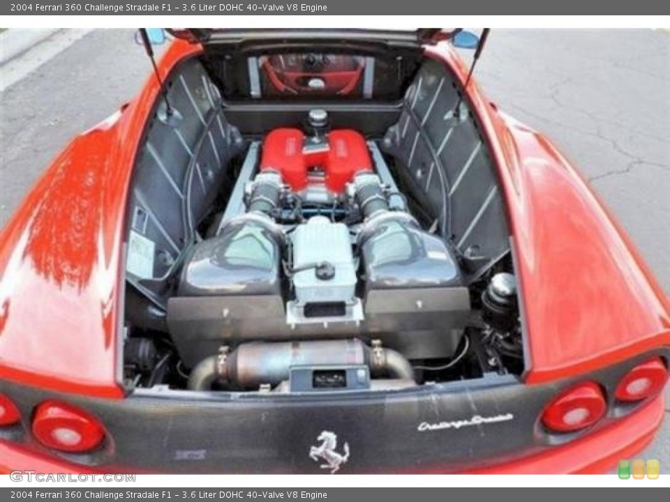 3.6 Liter DOHC 40-Valve V8 2004 Ferrari 360 Engine