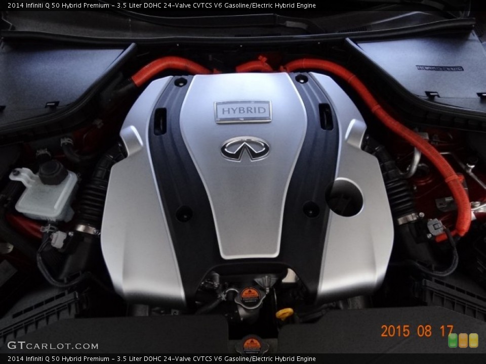 3.5 Liter DOHC 24-Valve CVTCS V6 Gasoline/Electric Hybrid Engine for the 2014 Infiniti Q #106429505