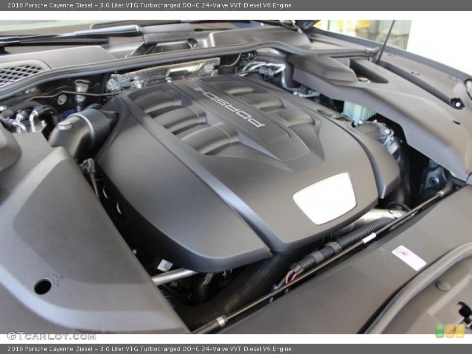 3.0 Liter VTG Turbocharged DOHC 24-Valve VVT Diesel V6 Engine for the 2016 Porsche Cayenne #106430862