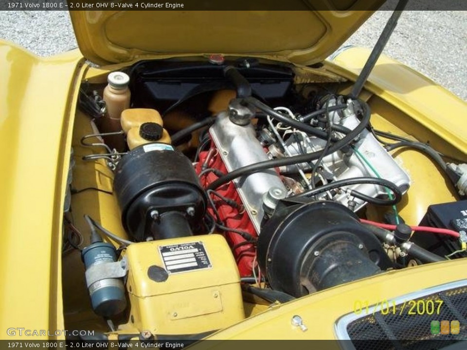 2.0 Liter OHV 8-Valve 4 Cylinder Engine for the 1971 Volvo 1800 #106444735