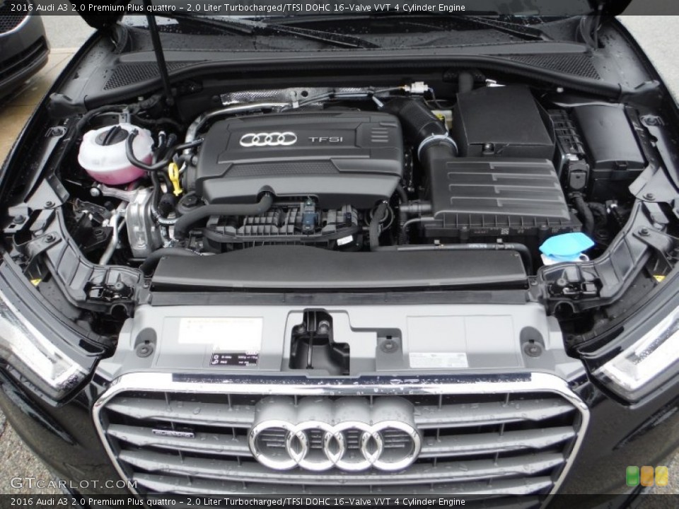 2.0 Liter Turbocharged/TFSI DOHC 16-Valve VVT 4 Cylinder 2016 Audi A3 Engine