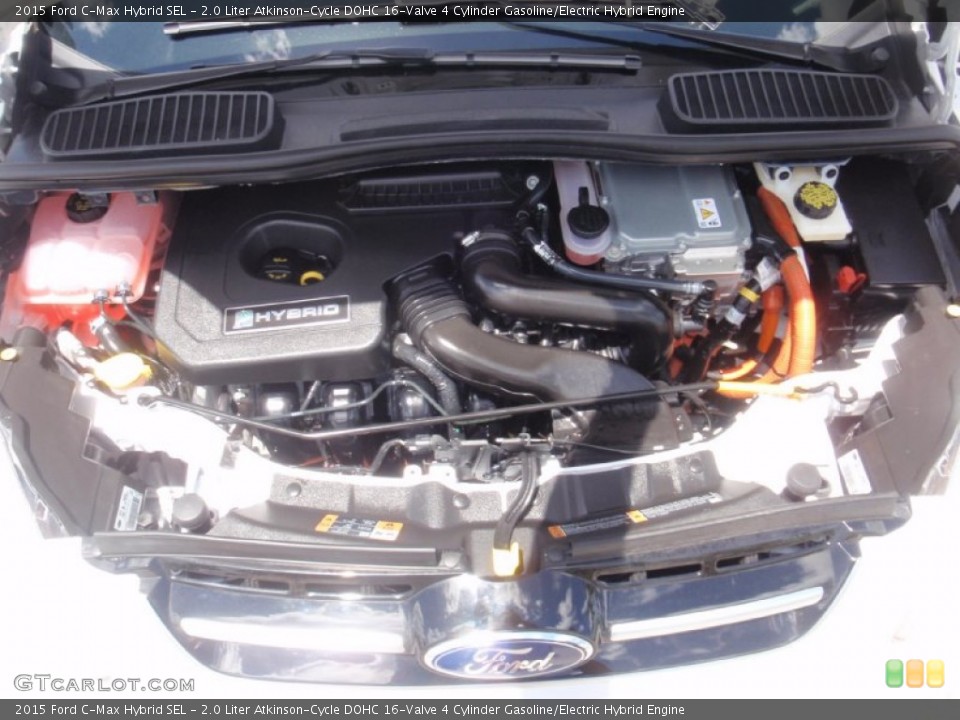 2.0 Liter Atkinson-Cycle DOHC 16-Valve 4 Cylinder Gasoline/Electric Hybrid Engine for the 2015 Ford C-Max #106518490