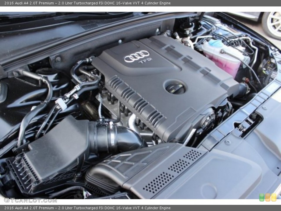 2.0 Liter Turbocharged FSI DOHC 16-Valve VVT 4 Cylinder 2016 Audi A4 Engine