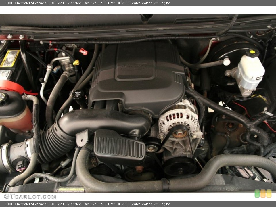 5.3 Liter OHV 16-Valve Vortec V8 Engine for the 2008 Chevrolet Silverado 1500 #106541104