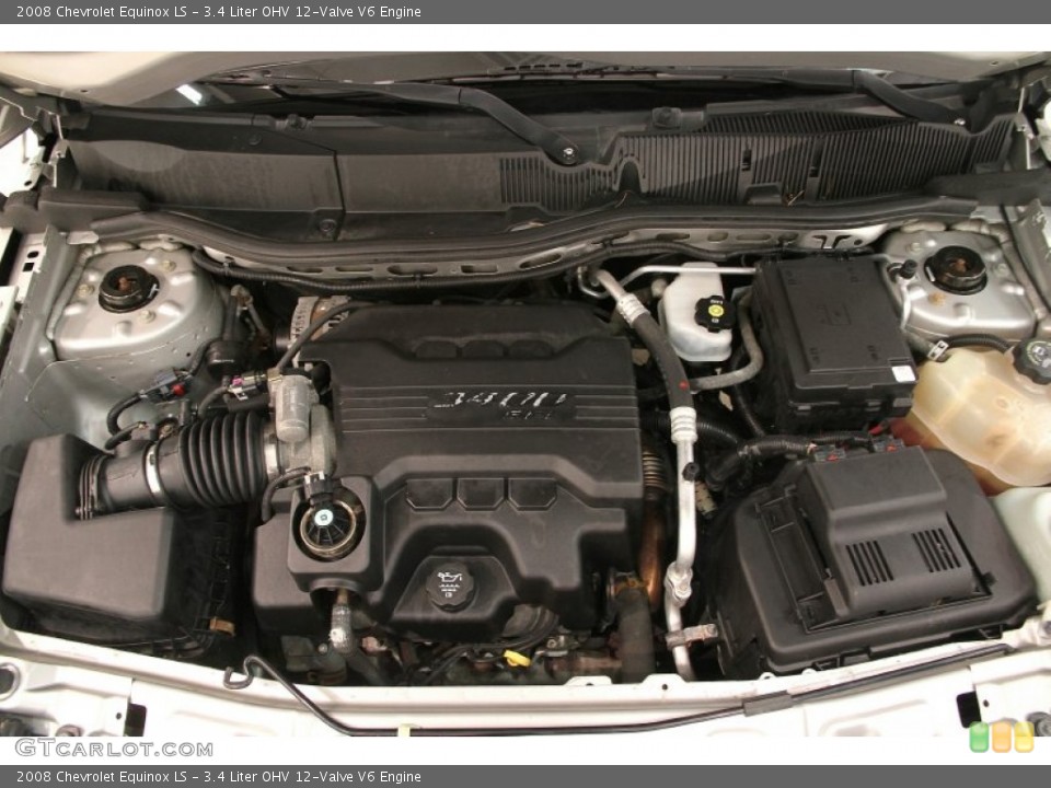 3.4 Liter OHV 12-Valve V6 2008 Chevrolet Equinox Engine