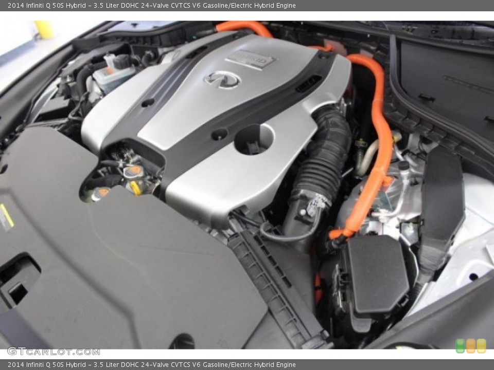 3.5 Liter DOHC 24-Valve CVTCS V6 Gasoline/Electric Hybrid Engine for the 2014 Infiniti Q #106548082