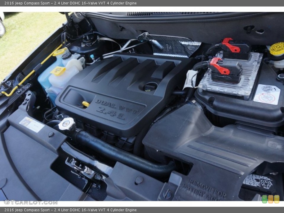 2.4 Liter DOHC 16-Valve VVT 4 Cylinder 2016 Jeep Compass Engine