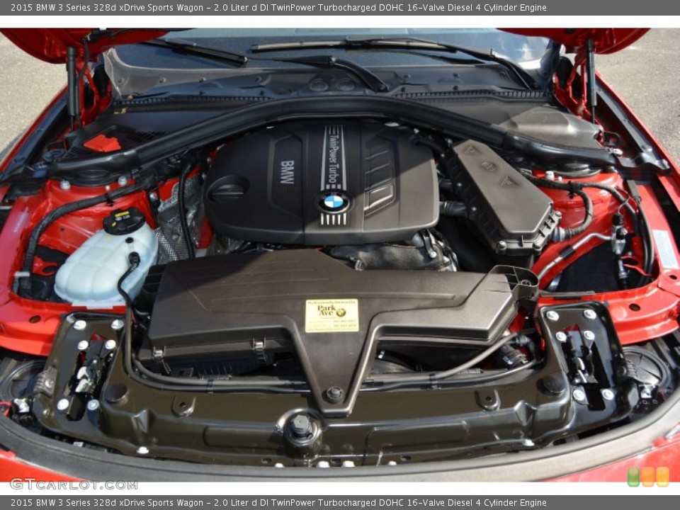 2.0 Liter d DI TwinPower Turbocharged DOHC 16-Valve Diesel 4 Cylinder Engine for the 2015 BMW 3 Series #106641187